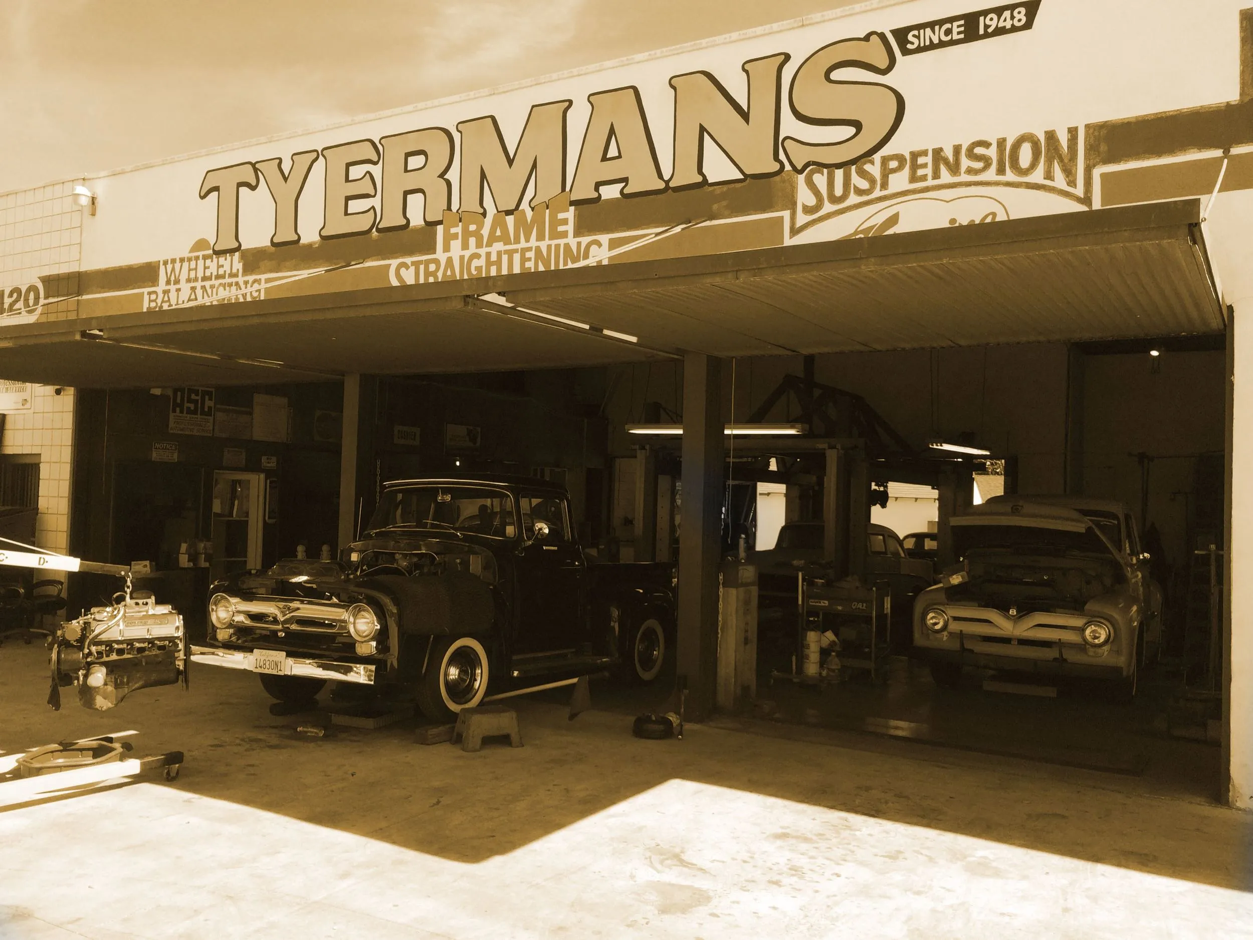 Tyerman's Automotive & Suspension shop